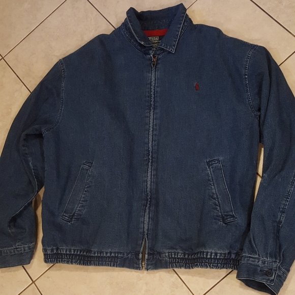 Polo Ralph Lauren Other - Vtg polo fleece lined demin jacket sz.xl